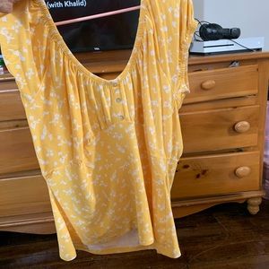 Cute over the shoulder top!